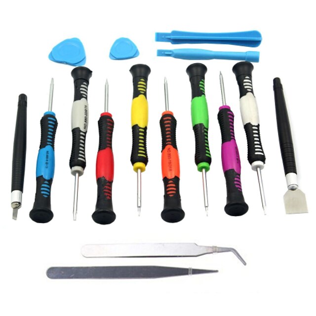  16 in 1 Repair Tool Opening Kit Disassemble Screwdrivers For iPhone Tablet PC/PDA/ Mobile Cell Phone Versatile