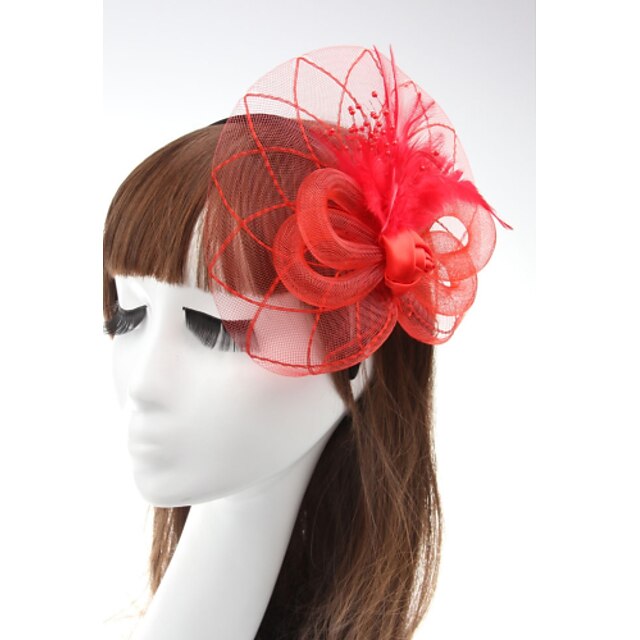  Mulheres Elegante Renda Fascinators