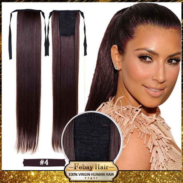  Ponytails Synthetic Hair Hair Piece Hair Extension Straight