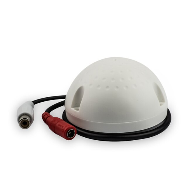  Muut tarvikkeet DearRoad CCTV High Sensitivity Low Noise Ceiling Mount Audio Pickup 12V DC varten turvallisuus järjestelmät 9*7*6cm