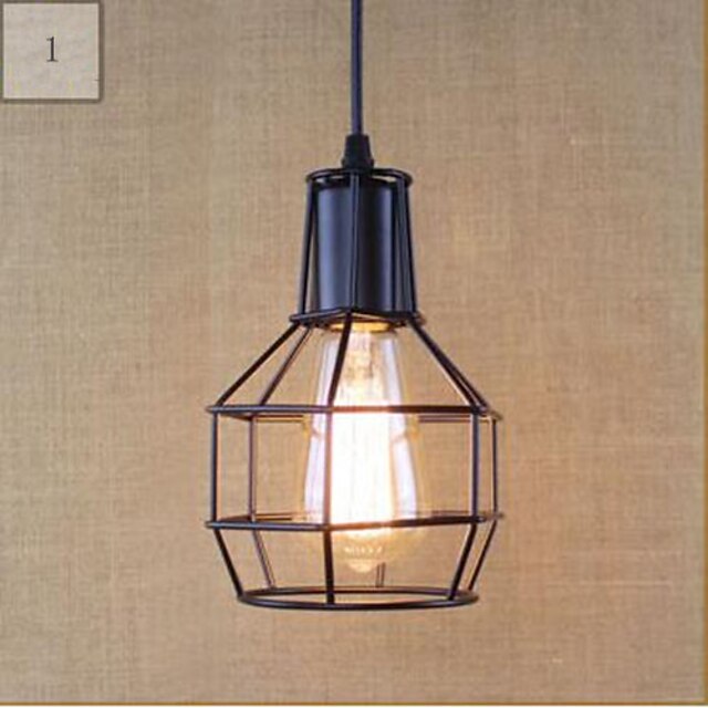  LED Lampe suspendue Métal Finitions Peintes Rustique / Rétro Vintage 90-240V
