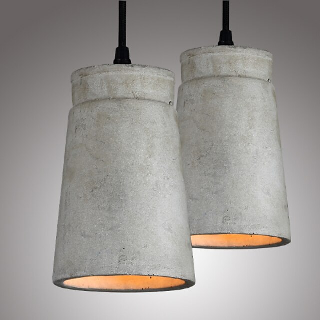  Lampe suspendue Lumière dirigée vers le bas Finitions Peintes Céramique Style mini 110-120V / 220-240V Blanc Crème / E26 / E27