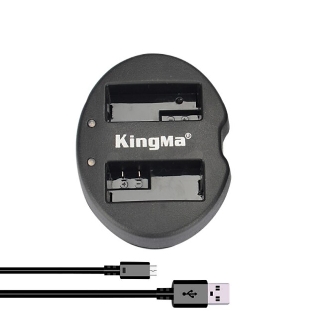  KingMa® Dual Slot USB Battery Charger for Canon LP-E8 Battery for EOS 550D 600D 650D 700D Camera