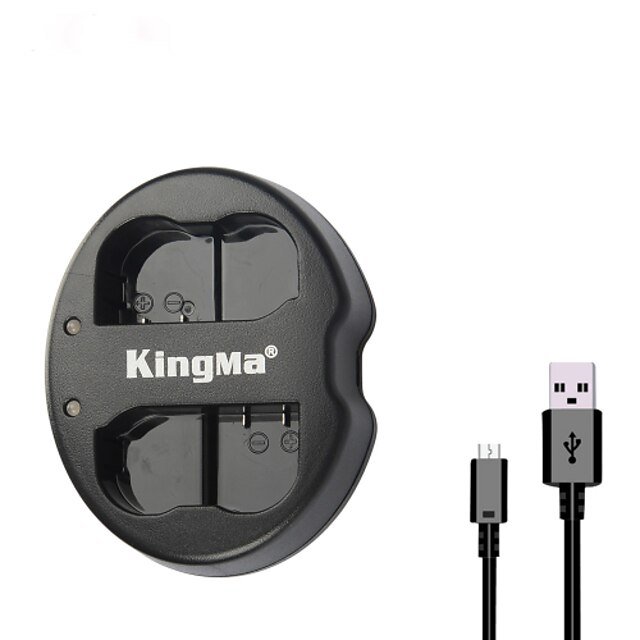  kingma® dupla entrada USB carregador de bateria para Nikon bateria en-EL15 para Nikon D750 D7100 D7000 D610 câmera d600 D800E