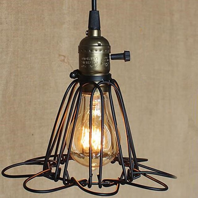  LED Lampe suspendue Métal Finitions Peintes Rustique / Rétro Vintage 110-120V / 220-240V