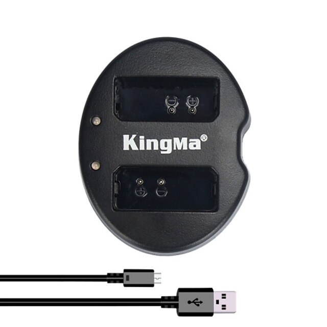  KingMa® Dual Slot USB Battery Charger for Canon LP-E10 Battery for Canon Rebel T3 T5 EOS 1100D 1200D KISS X50 Camera