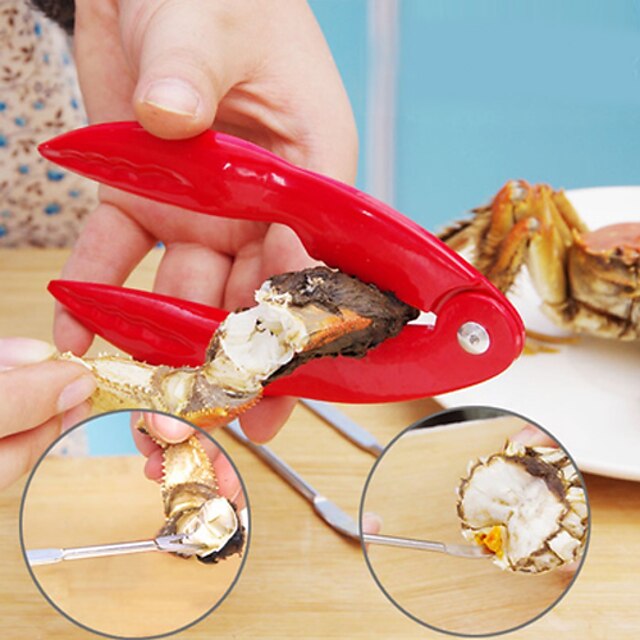  Set of 3 Lobster Cracker Claw Shaped Crab Leg Nuts Seafood Shellfish Shell Opener