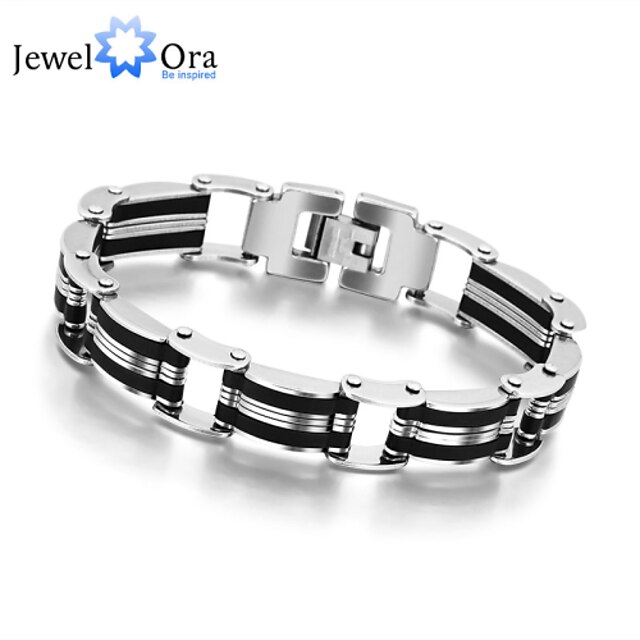  Men's Chain Bracelet Bracelet Vintage Party Work Casual Stainless Steel Titanium Steel Screen Color Jewelry Costume Jewelry