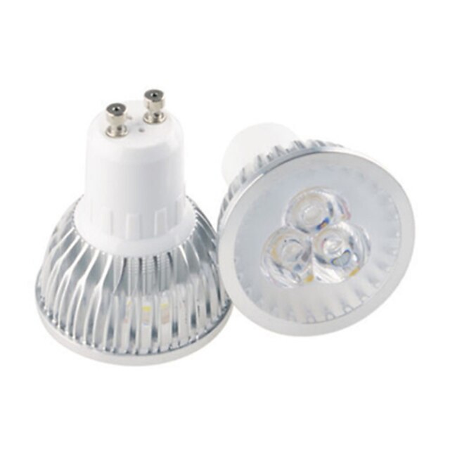  GU10 GU5.3(MR16) E26/E27 Żarówki punktowe LED MR16 3 High Power LED 350 lm Ciepła biel Zimna biel Dekoracyjna AC 85-265 V 1 sztuka