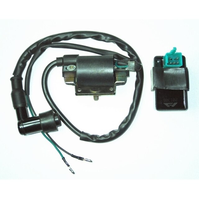  Universal Ignition Coil + 5 Pin AC CDI Box For Honda Dirt Pit Bike 110CC