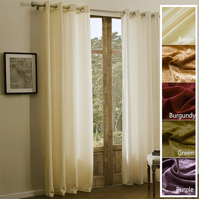  Custom Made Eco-friendly Curtains Drapes One Panel 50W×84
