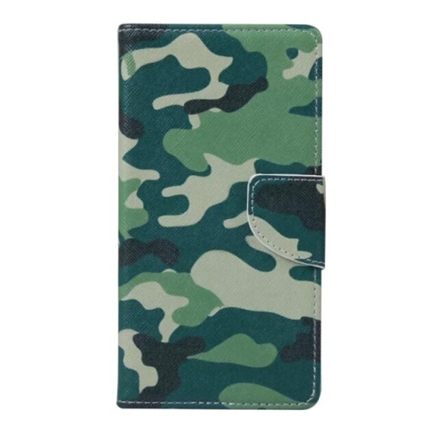  Case For Huawei P9 Lite / Huawei / Huawei P8 Lite Huawei P9 Lite / Huawei P8 Lite / Huawei Wallet / Card Holder / with Stand Full Body Cases Camouflage Hard PU Leather