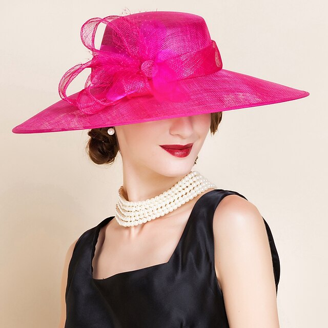  Women's Flax Headpiece-Wedding Special Occasion Hats 1 Piece