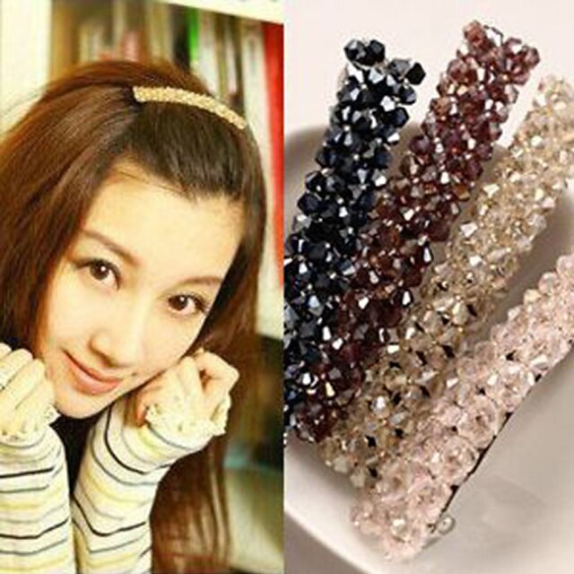  Clips Hair Accessories Crystal Wigs Accessories Women's 2pcs pcs 1-4inch / 6-10cm cm Daily Contemporary / Classic Jewelry / Classic Cute / Handmade