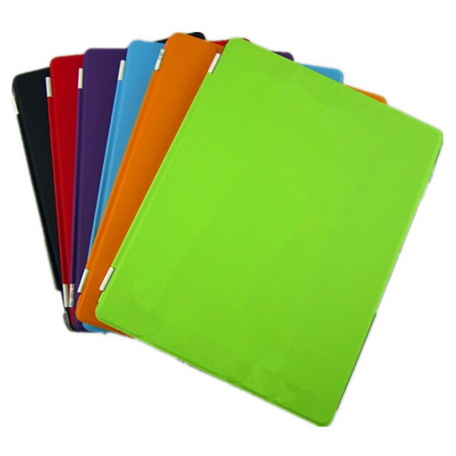  Case For Apple iPad 4/3/2 with Stand / Auto Sleep / Wake / Origami Full Body Cases Solid Colored PU Leather