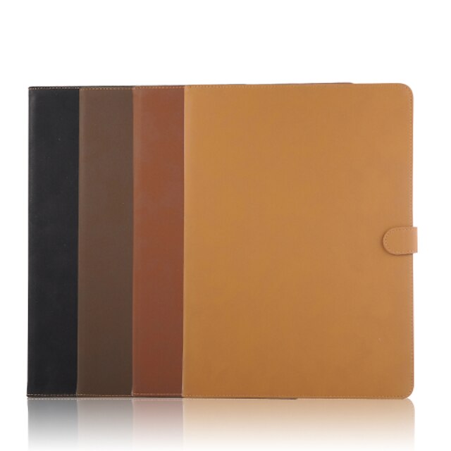 Case For iPad Pro 12.9'' with Stand Full Body Cases Solid Colored PU Leather