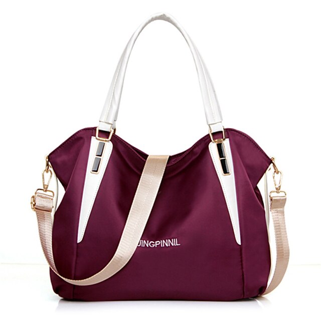  Women Bags PU Shoulder Bag Tote for Shopping Casual Formal Office & Career All Seasons Black Purple Fuchsia Blue Wine