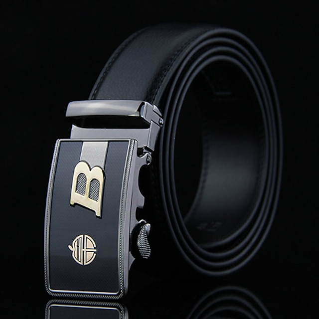  Men's Casual Alloy Waist Belt - Solid Colored / Black / All Seasons