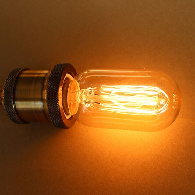  t45 220v 40w fil rectiligne terrasse couloir ampoule Edison Edison de personnalité lampe déco rétro art