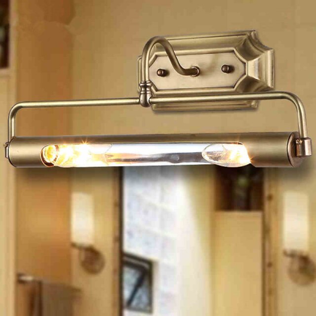  Tradicional / Clásico Iluminación de baño Metal Luz de pared IPX4 110-120V / 220-240V 5W