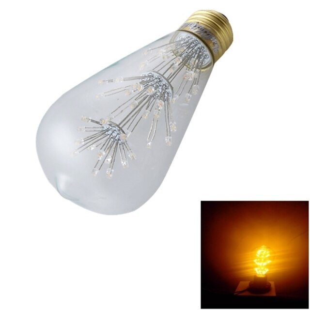  YouOKLight 1pc LED Globe Bulbs 130 lm E26 / E27 ST64 47 LED Beads Dip LED Decorative Warm White 220-240 V / 1 pc / RoHS