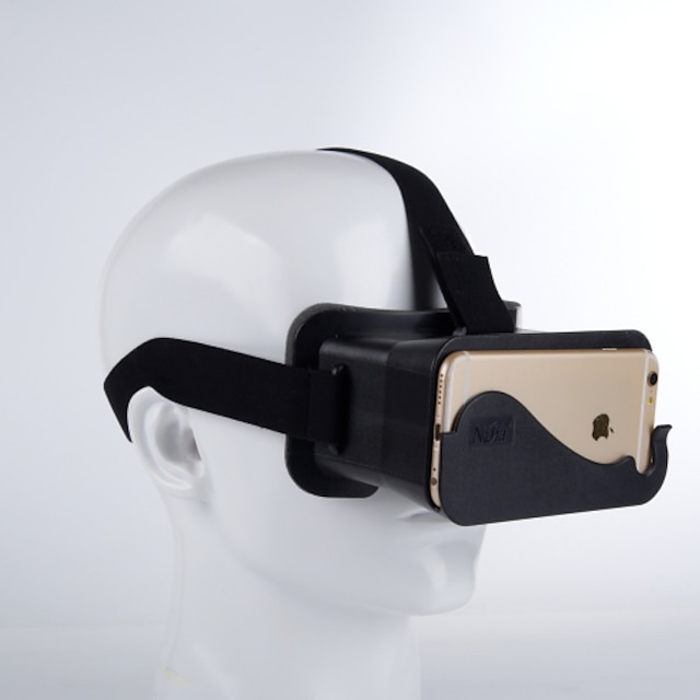 Óculos 3D Plástico Transparente VR Virtual Reality Glasses Redonda