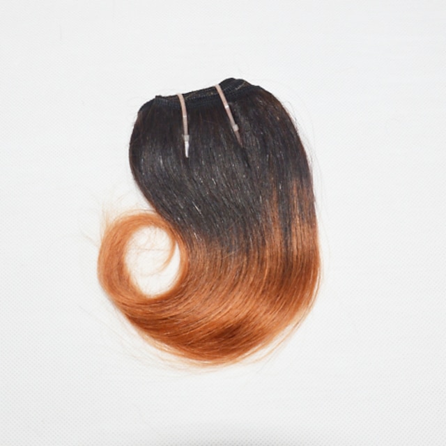  1 Bündel Brasilianisches Haar Große Wellen Unbehandeltes Haar Ombre 8 Zoll Ombre Menschliches Haar Webarten Haarverlängerungen