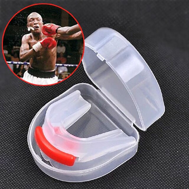  Mouthguards Sports Silica Gel Food Grade Material Taekwondo Boxing Karate Portable Multifunction Double Sided Protective Gear For Men's