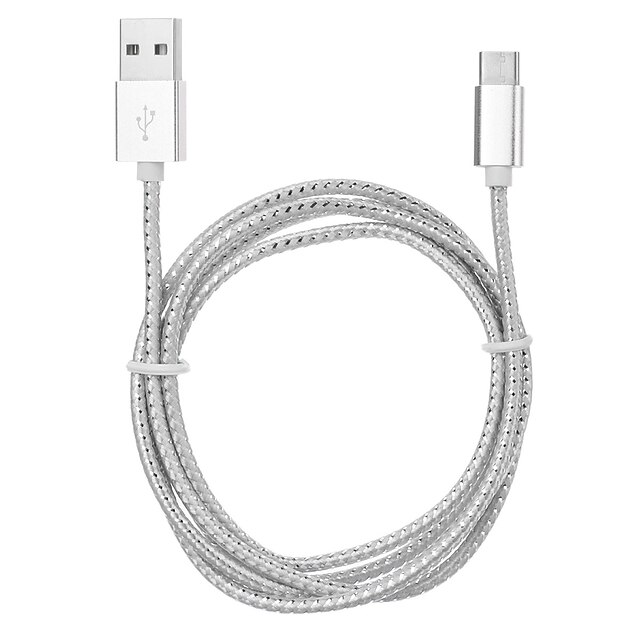  3.1 aluminium de type USB vers USB 2.0 c charge ; câble de synchronisation de données pour tablette / téléphone mobile (120cm)