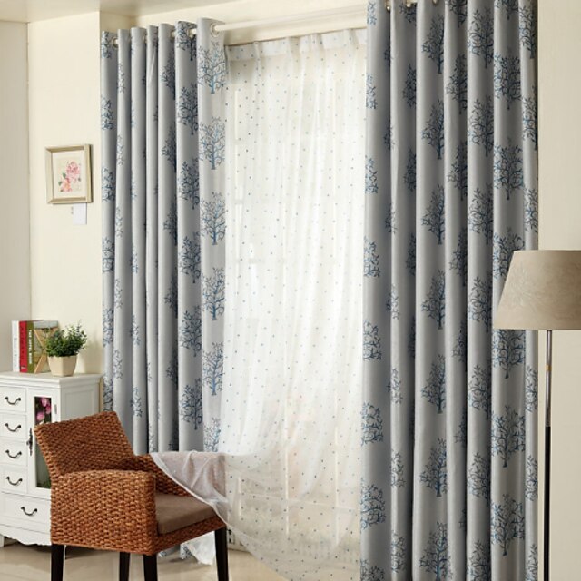  Custom Made Blackout Blackout Curtains Drapes Two Panels  Coffee / Jacquard / Bedroom
