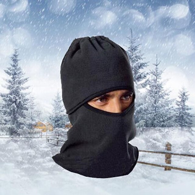  Ski Balaclava Hat Balaclava Solid Color Thermal / Warm Windproof Breathable Dust Proof Bike / Cycling Fleece Winter for Men's Women's Adults' Leisure Sports Cycling / Bike Solid Color