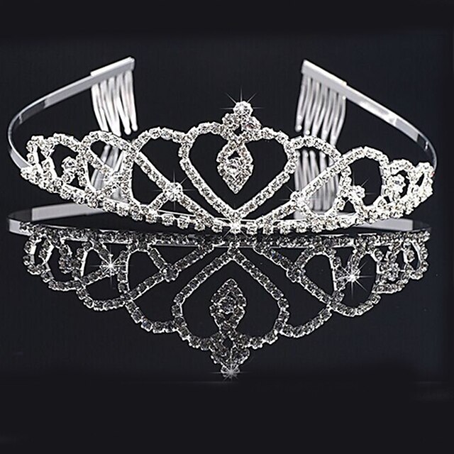  Legering tiaras / Hoofddeksels met Bloemen 1pc Bruiloft / Speciale gelegenheden  Helm