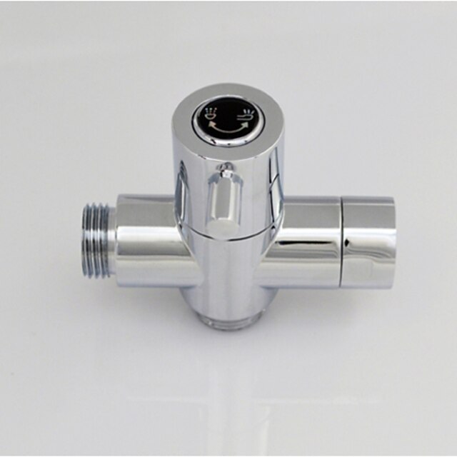  Accessoire de robinet - Qualité supérieure Adaptateur de tuyau fileté contemporain Laiton Chrome