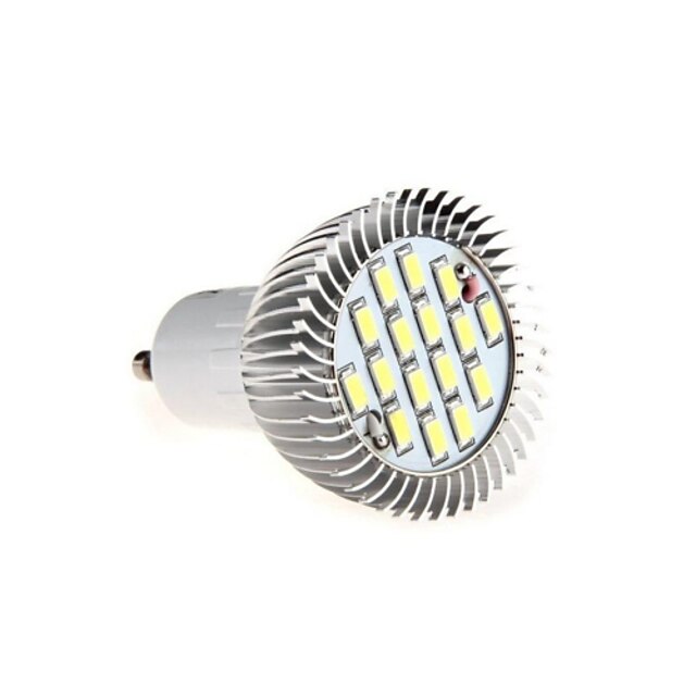  GU10 LED-kohdevalaisimet MR16 16 ledit SMD 5630 Koristeltu Lämmin valkoinen Kylmä valkoinen 3000/6500lm 3000K/6500KK AC 85-265V 