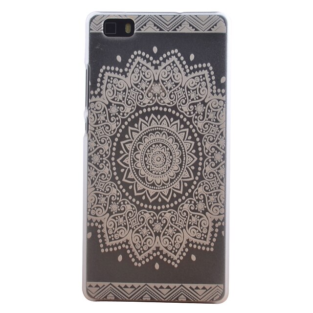  For Huawei Case / P8 Lite Frosted Case Back Cover Case Mandala Hard PC Huawei Huawei P8 Lite