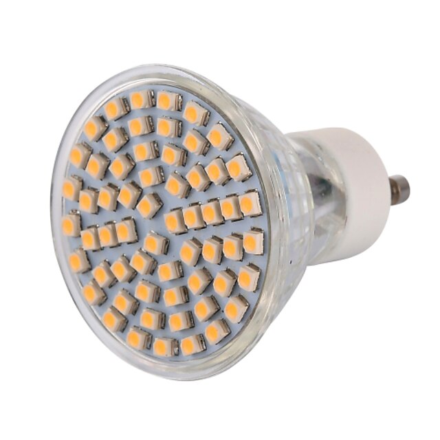  YWXLIGHT® 5 W LED-spotlights 400-500 lm GU10 MR16 60 LED-pärlor SMD 3528 Dekorativ Varmvit Kallvit 220-240 V 110-130 V / 1 st / RoHs