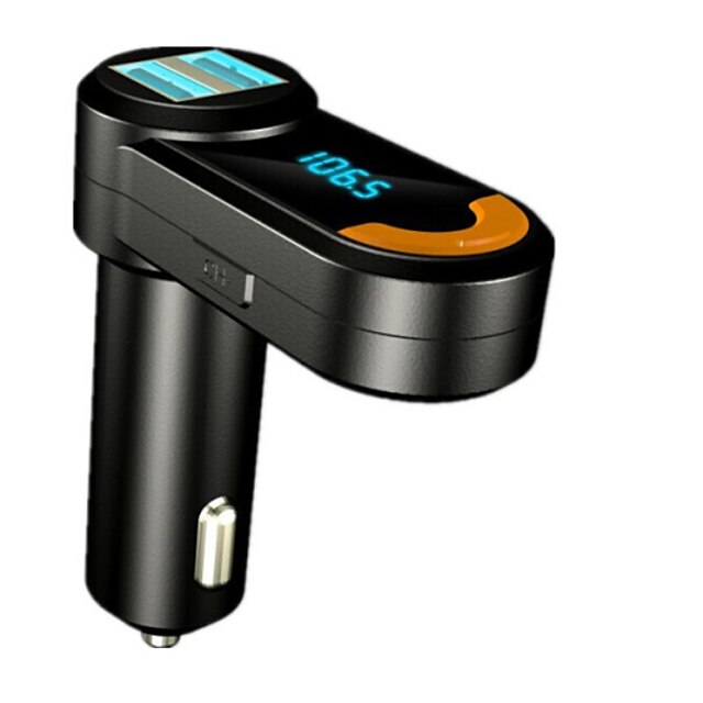  bluetooth FM vysílač, univerzální bezdrátový FM vysílač / MP3 přehrávač / nabíječka do auta