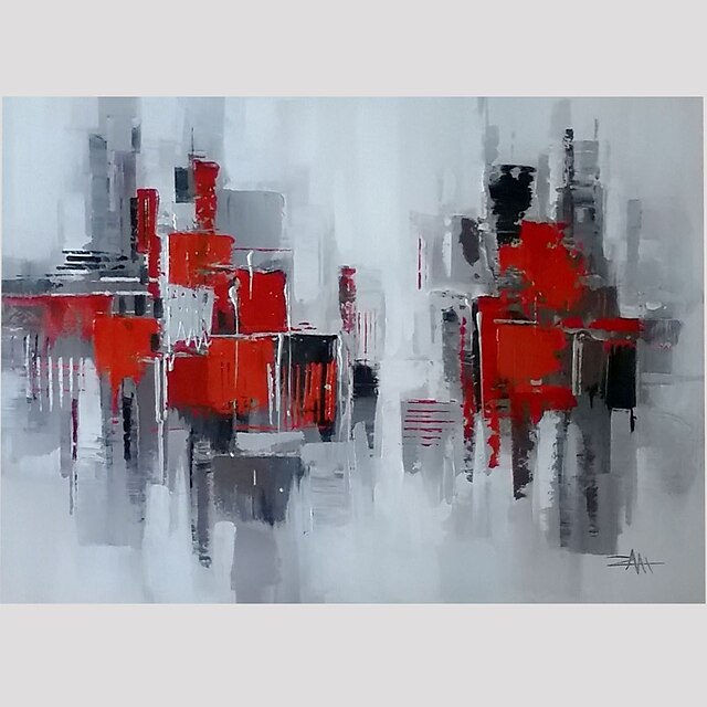  Oil Painting Hand Painted - Abstract Modern Canvas
