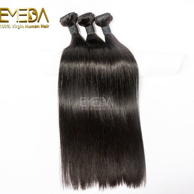  3 svazky Brazilské vlasy Volný Klasický 8A Přírodní vlasy Lidské vlasy Vazby Lidské vlasy Vazby Rozšíření lidský vlas / Rovné