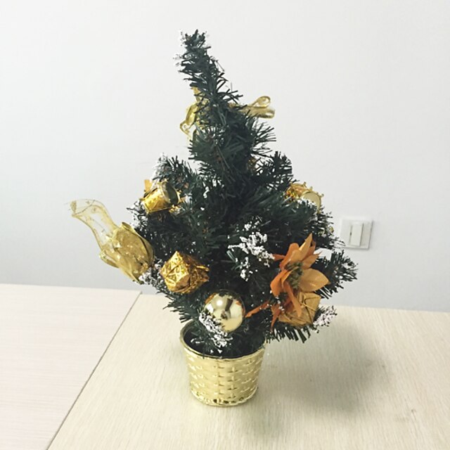  Ornamentos - Dourado - de Plástico - Natal