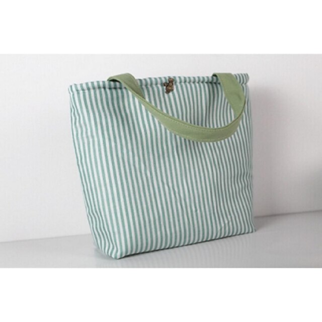  Women Bags Canvas Tote for Casual All Seasons Deep Green Light Green
