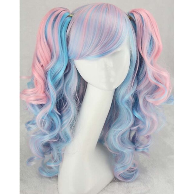  Synthetic Wig Body Wave Body Wave Wig Rainbow Synthetic Hair Women's
