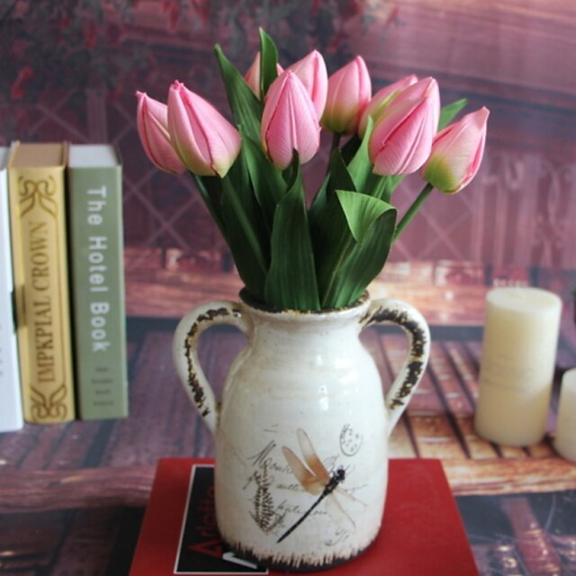  Műanyag / PU Tulipánok Művirágok
