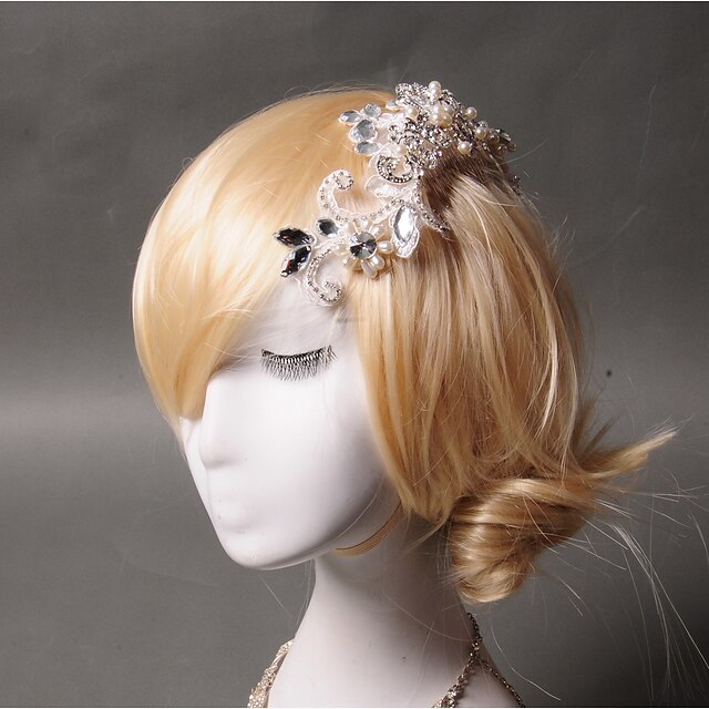 Imitation Pearl / Rhinestone / Net Hair Combs with 1 Wedding / Special Occasion / Casual Headpiece