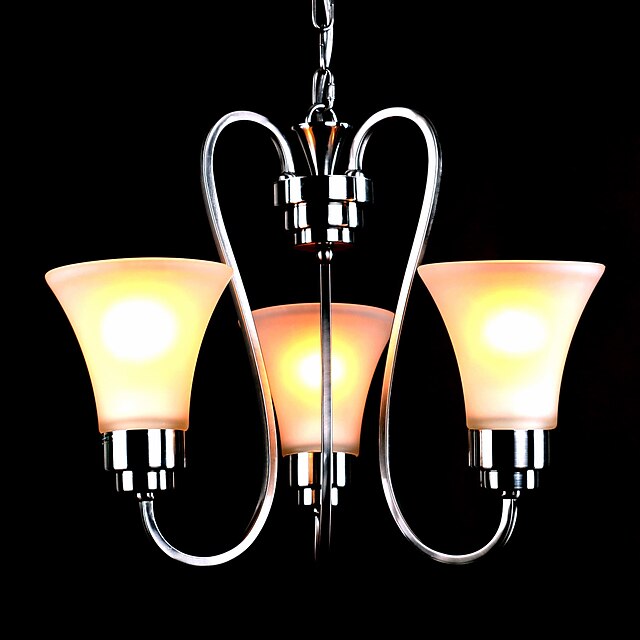  BriLight 5-Light 50 cm(20 inch) Candle Style Chandelier Metal Glass Painted Finishes 110-120V / 220-240V