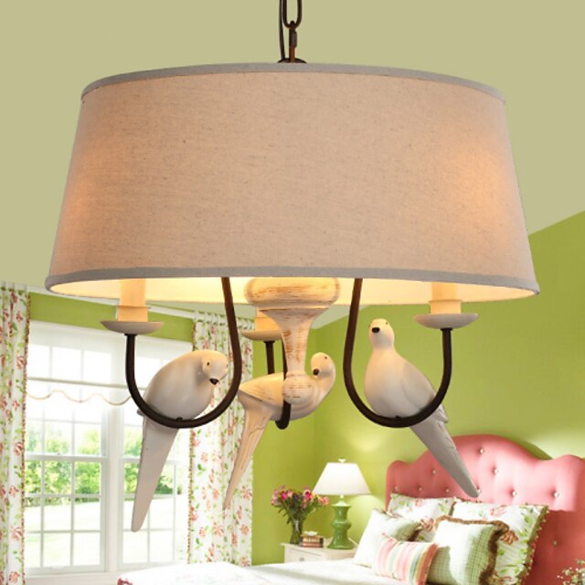  3 światła 0-1m LED Lampy widzące Żywica Drewno / Bambus Inne Vintage 220-240V