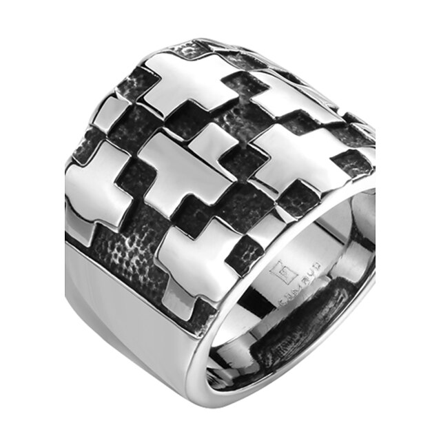  Men's Statement Ring - Titanium Steel Fashion 8 / 9 / 10 For Christmas Gifts / Wedding / Party