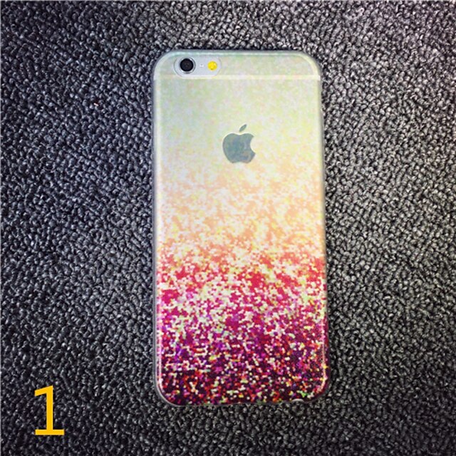  Case For iPhone 7 / iPhone 7 Plus / iPhone 6s Plus iPhone 7 Plus / iPhone 7 / iPhone 6s Plus Pattern Back Cover Glitter Shine Soft TPU