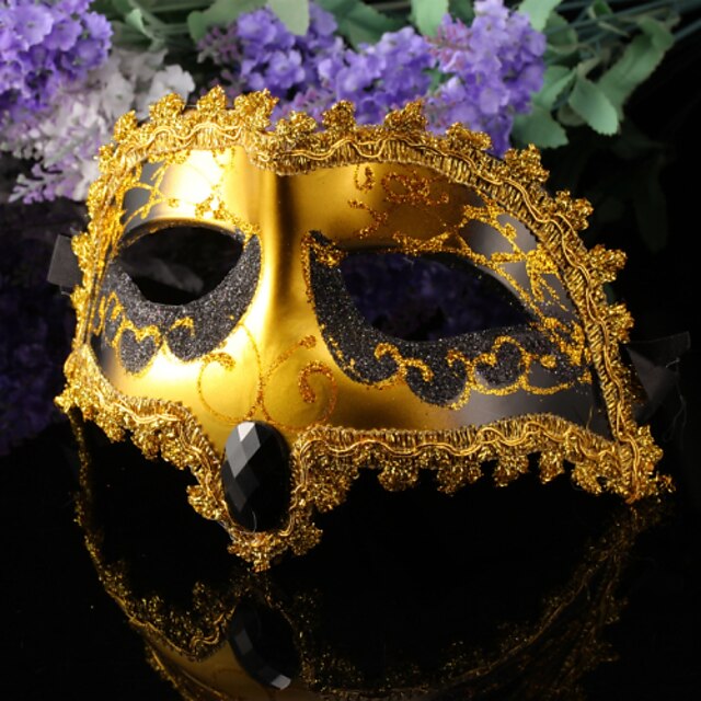  Máscara Mujer Halloween Festival / Celebración Disfraces de Halloween Rojo / Verde / Dorado
