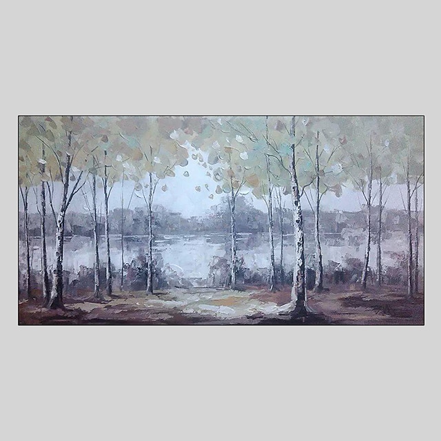  Oil Painting Hand Painted - Landscape Comtemporary Stretched Canvas